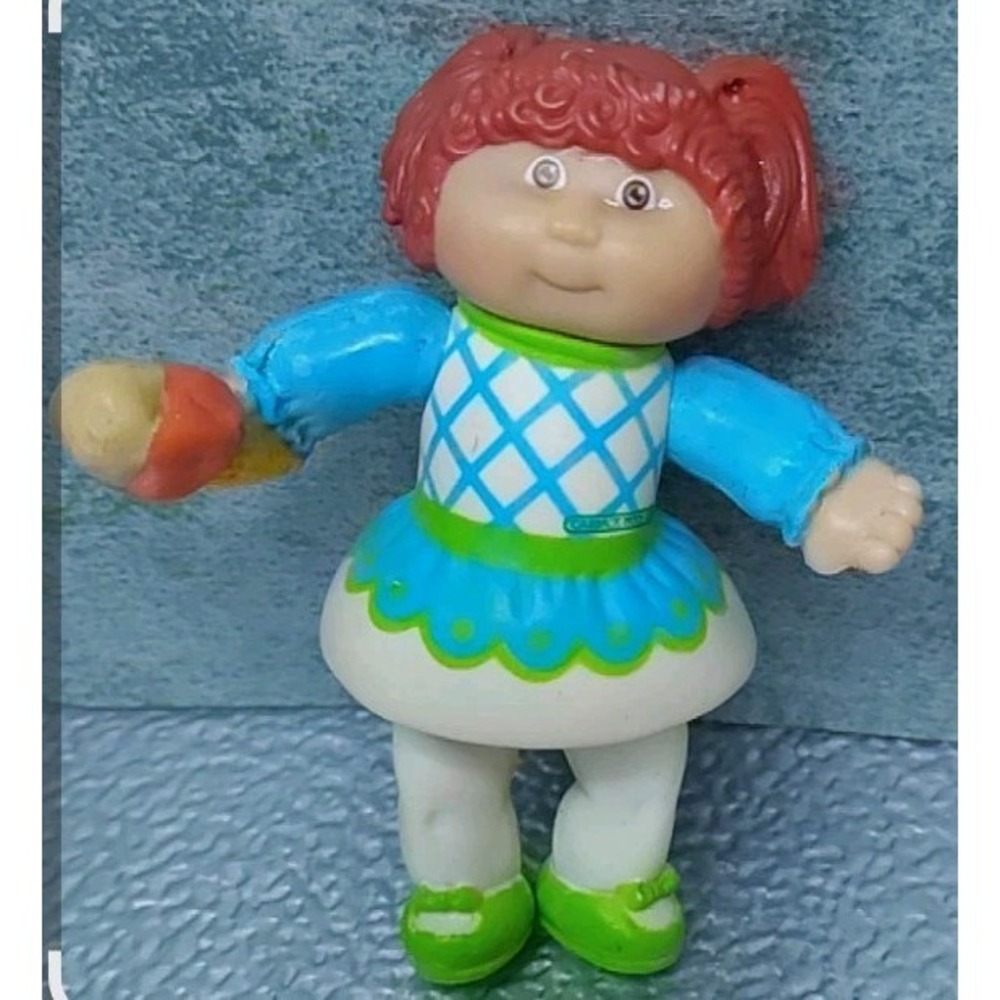 Cabbage Patch Kids Mini Vinyl 1984 Girl Ice cream Doll Figure Toy